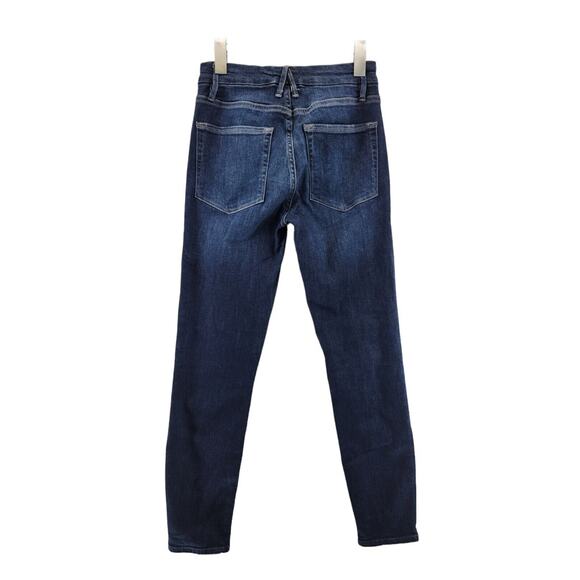 Good American Skinny‎ Jeans Good Legs Crop Size 2 /24" Waist Dark Wash Stretch - Picture 3 of 8